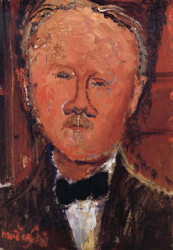Amedeo Modigliani Portrait de Monsieur cheron Spain oil painting art